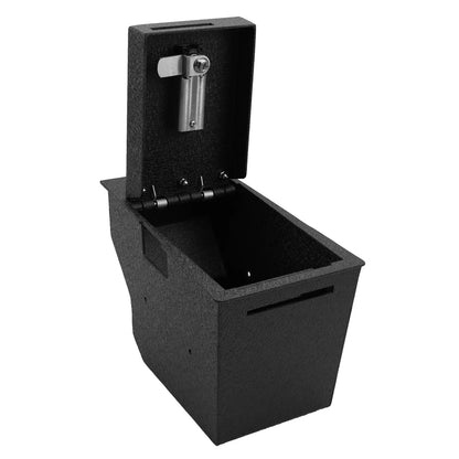 Console Safe Vault Box for 2020-2026 Cadillac XT5/XT6 (4-Digit Combo Lock with Key)