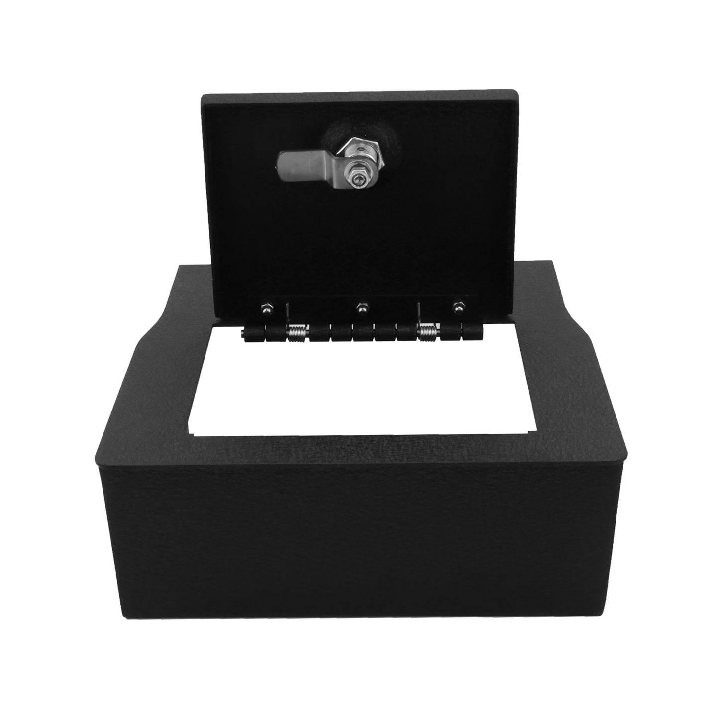 Console Safe Vault Box for 2015-2020 Ford F150 40/20/40 Bench Seat Fold Down Armrest (Triple Lock)