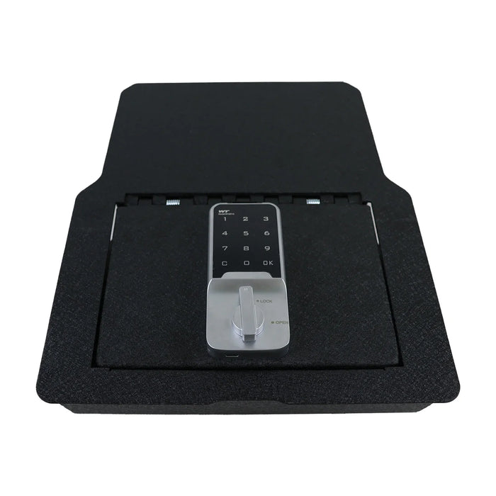 Underseat Console Safe Vault Box for Dodge Ram 1500 (Electronic Keypad Lock): 2019-2026