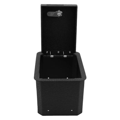 Console Safe Vault Box for 2025-2026 Infiniti QX80 (4-Digit Combo Lock)