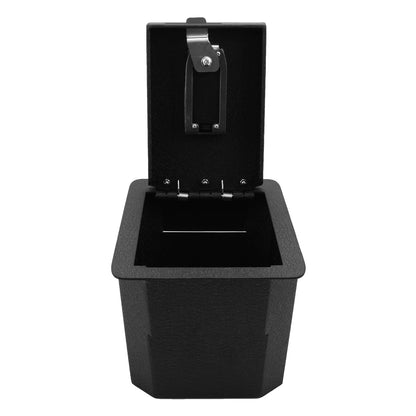 Console Safe Vault Box for Hyundai Santa Fe (Fingerprint Lock with Key): 2024-2026