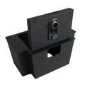Console Safe Vault Box for Chevrolet Silverado (Fingerprint Lock with Key): 2023-2026