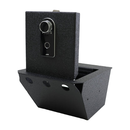 Console Safe Vault Box for Tesla Cybertruck (Fingerprint Lock with Key): 2024-2025