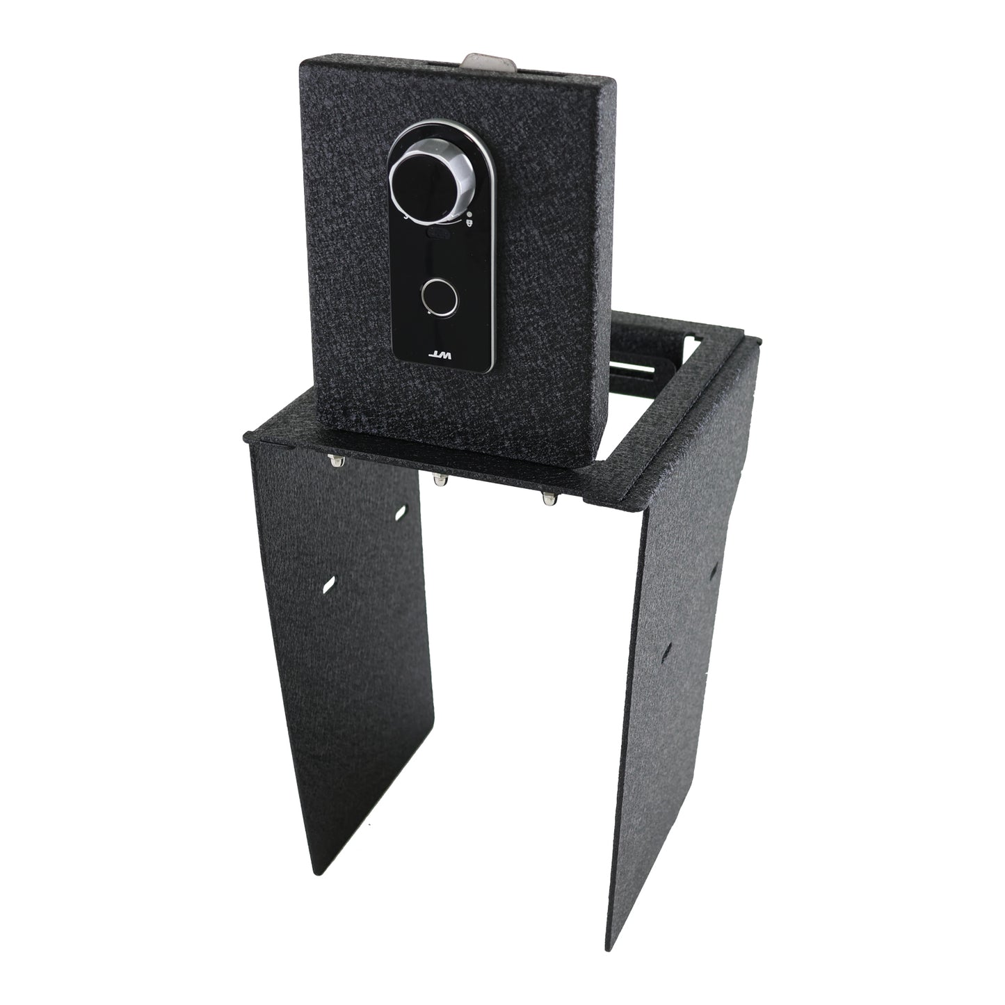 Console Safe Vault Box for Rivian R1T (Fingerprint Lock with Key): 2021-2025