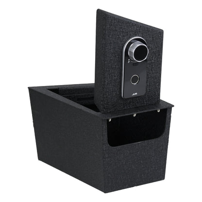 Console Safe Vault Box for Hyundai Elantra SEL (Fingerprint Lock with Key): 2021-2023