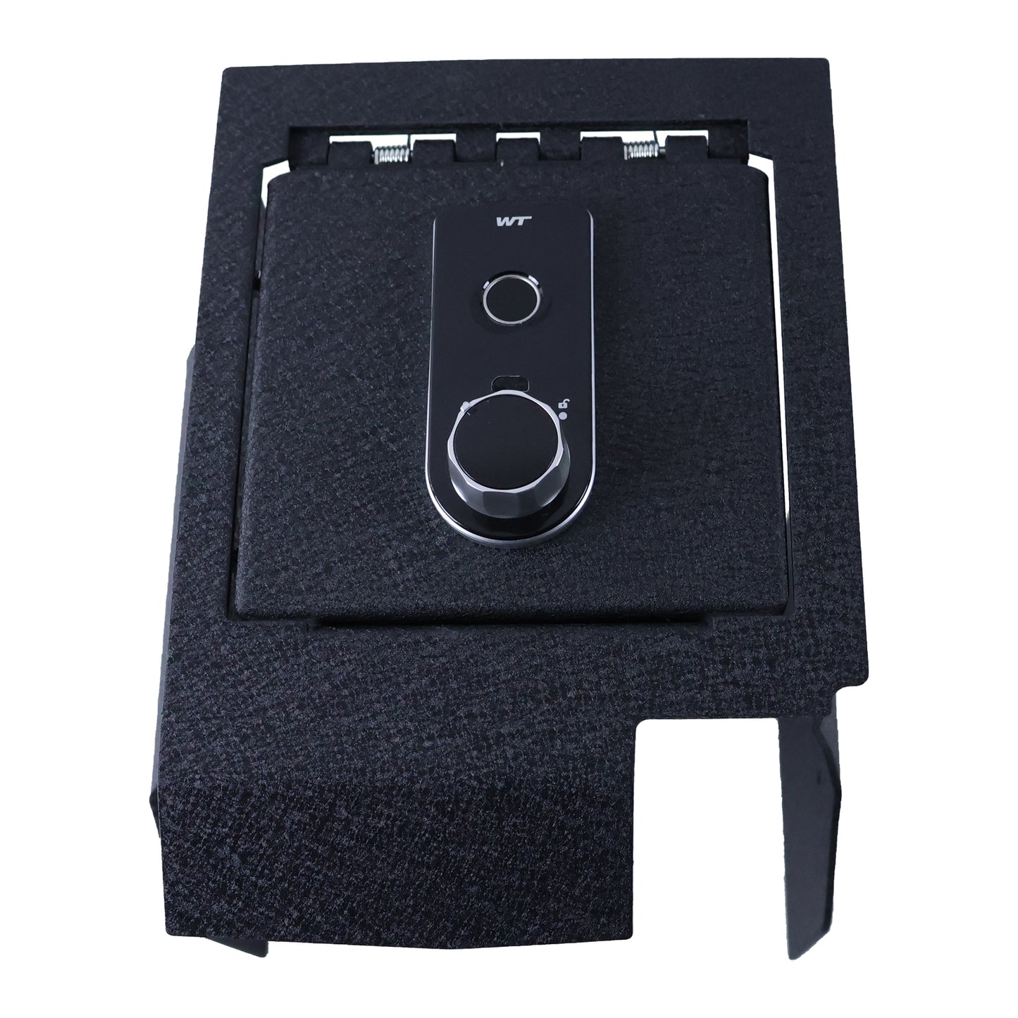 Console Safe Vault Box for Toyota Sienna (Fingerprint Lock with Key): 2021-2025