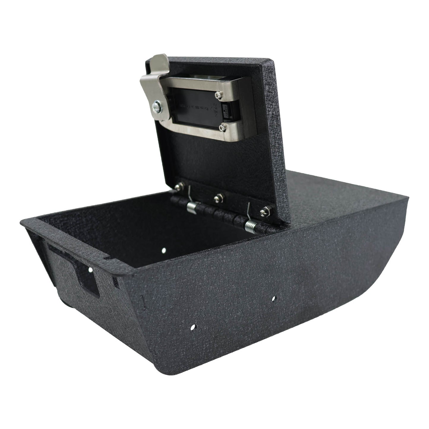 Console Safe Vault Box for Tesla Model Y (Fingerprint Lock with Key): 2025