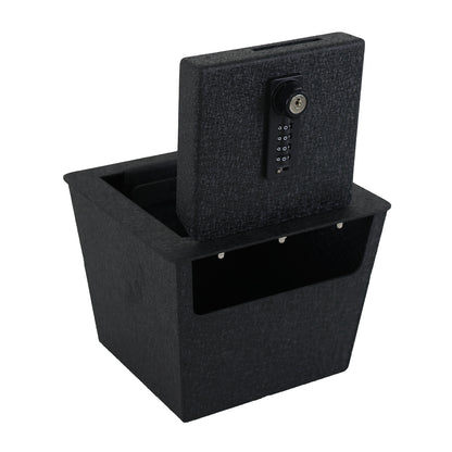 Console Safe Vault Box for Toyota FJ Cruiser (4-Digit Combo Lock with Key): 2007-2024