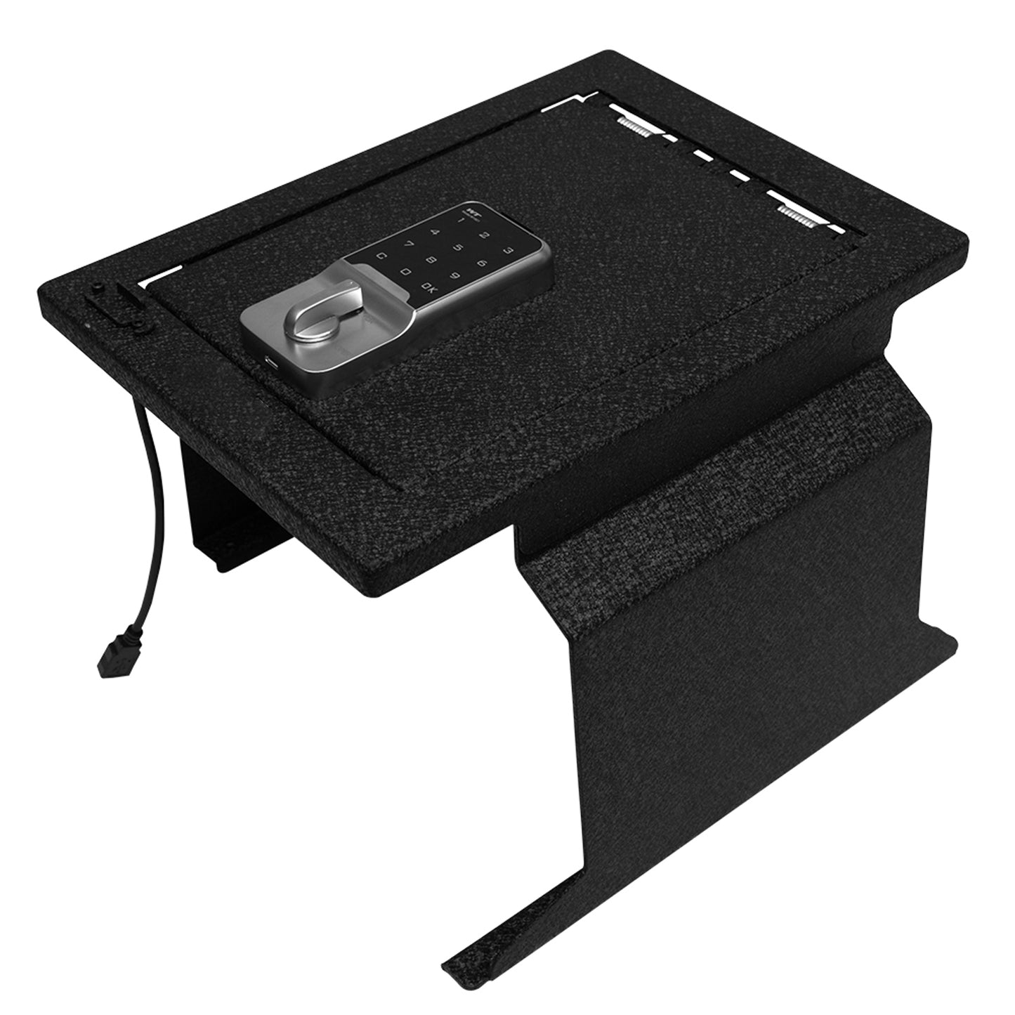 Console Safe Vault Box for Ford F150 (Electronic Keypad Lock): 2012-2014