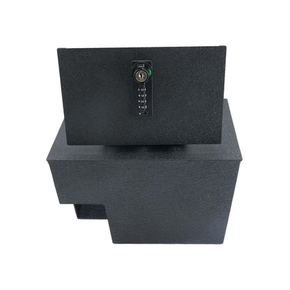 Pro Console Safe Vault Box for Nissan Armada (4-Digit Combo Lock with Key): 2018-2024