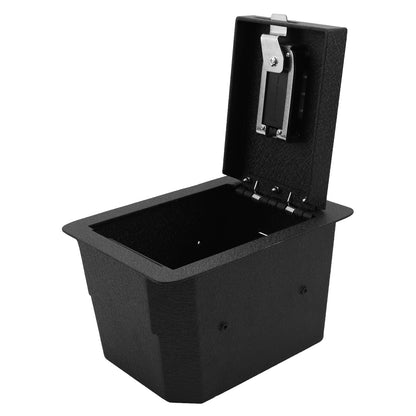Console Safe Vault Box for Hyundai Santa Fe (Fingerprint Lock with Key): 2024-2026
