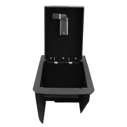 Console Safe Vault Box for 2022-2026 Infiniti QX60 (4-Digit Combo Lock with Key)