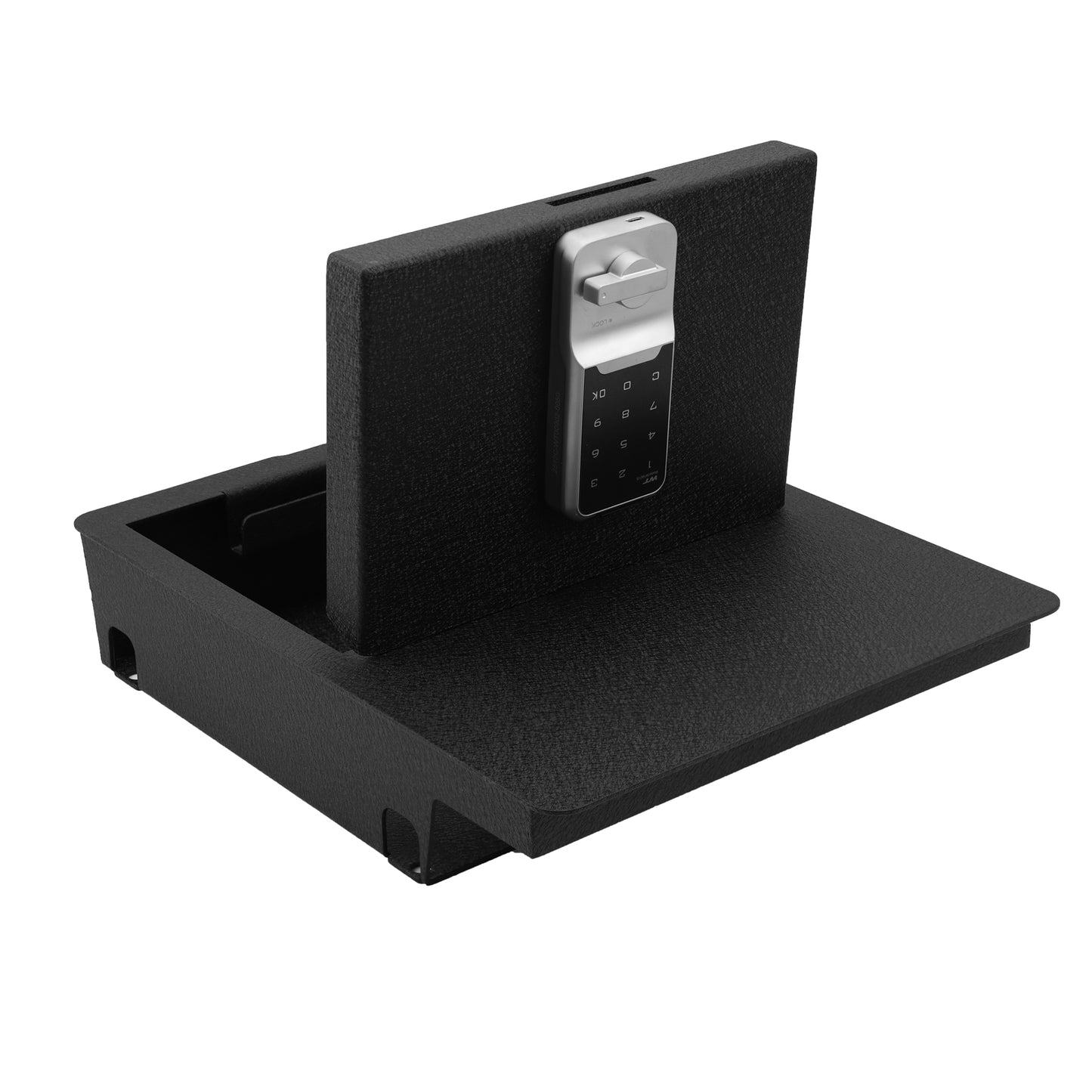 Underseat Console Safe Vault Box for Dodge Ram 1500/2500/3500 (Electronic Keypad Lock): 2006-2019
