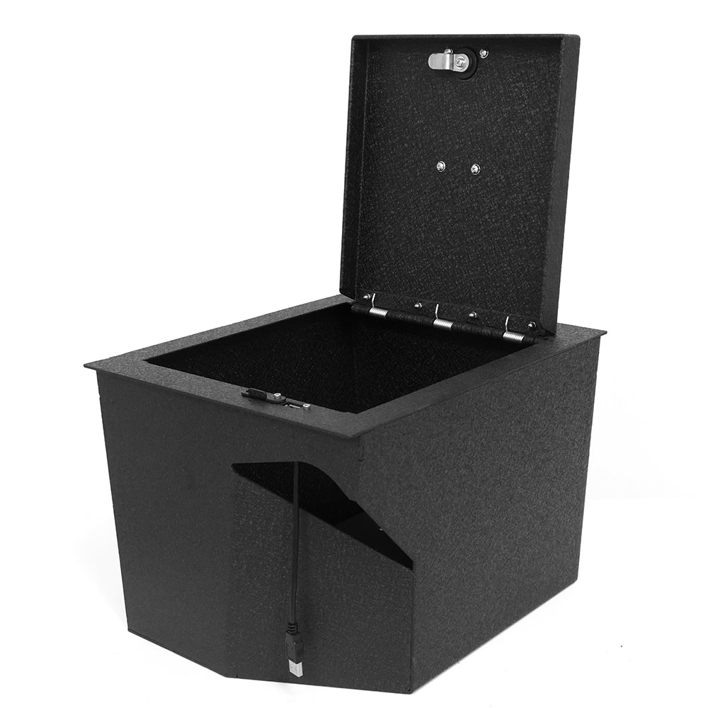 Console Safe Vault Box for Toyota Tundra (Electronic Keypad Lock): 2014-2021