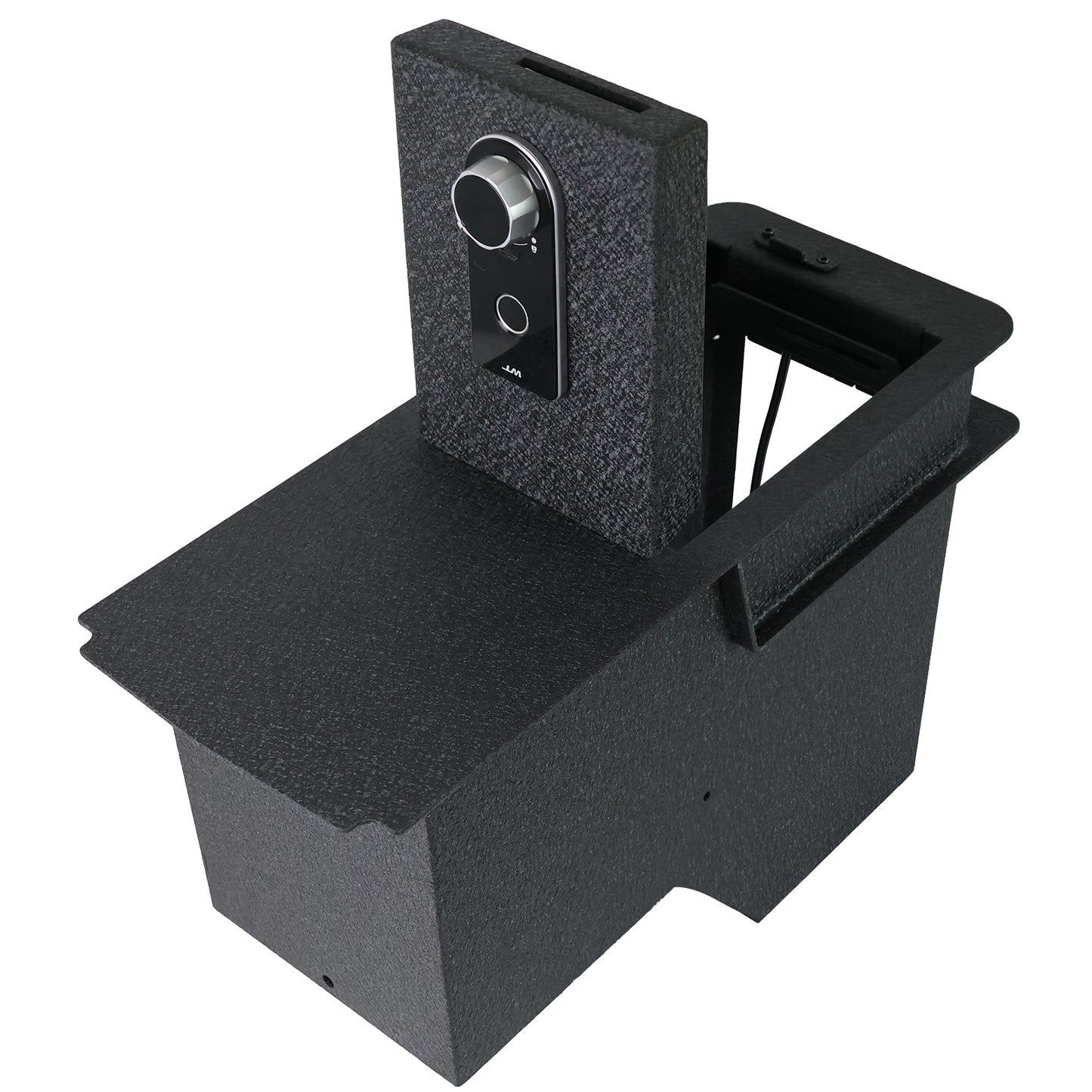 Console Safe Vault Box for Honda CRV (Fingerprint Lock with Key): 2017-2022