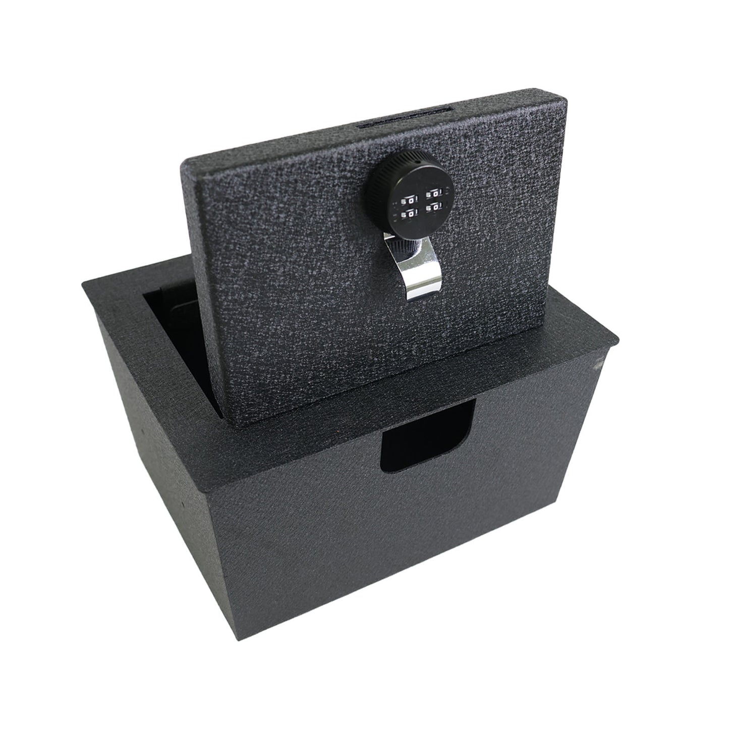 Console Safe Vault Box for GMC Hummer EV (4-Digit Combo Lock): 2024-2025