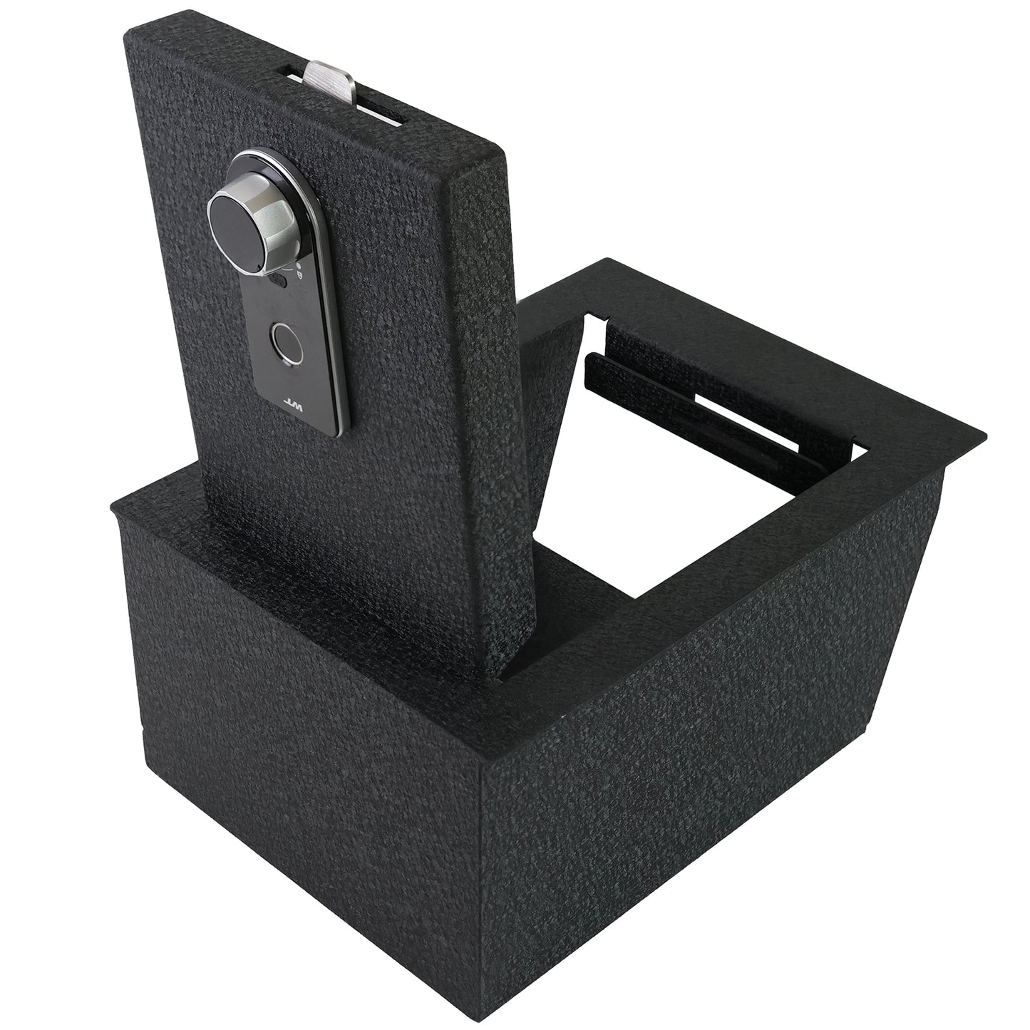 Console Safe Vault Box for Honda Ridgeline (Fingerprint Lock with Key): 2016-2023