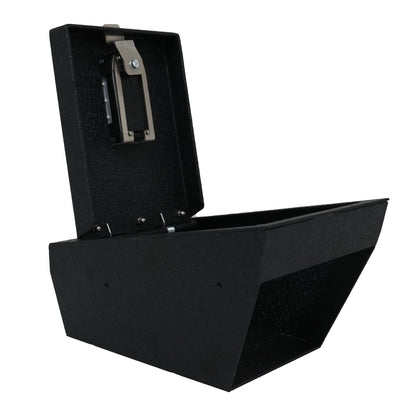 Console Safe Vault Box for Tesla Model S (Fingerprint Lock with Key): 2021-2025