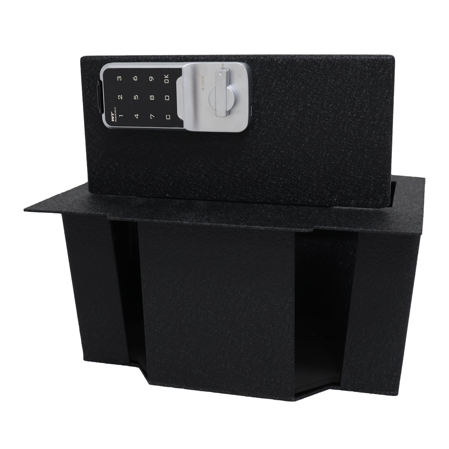 Console Safe Vault Box for Dodge Ram 1500 (Electronic Keypad Lock): 2009-2018