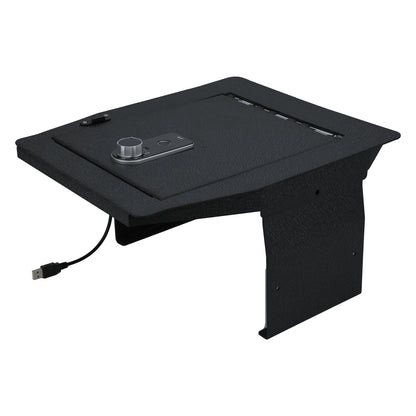 Console Safe Vault Box for Ford F150 (Fingerprint Lock with Key): 2015-2020