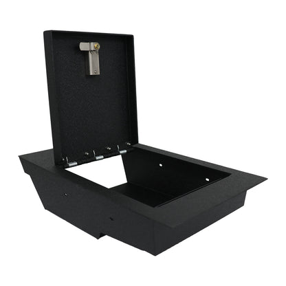 Underseat Console Safe Vault Box for Ford F150 (4-Digit Combo Lock with Key): 2015-2025