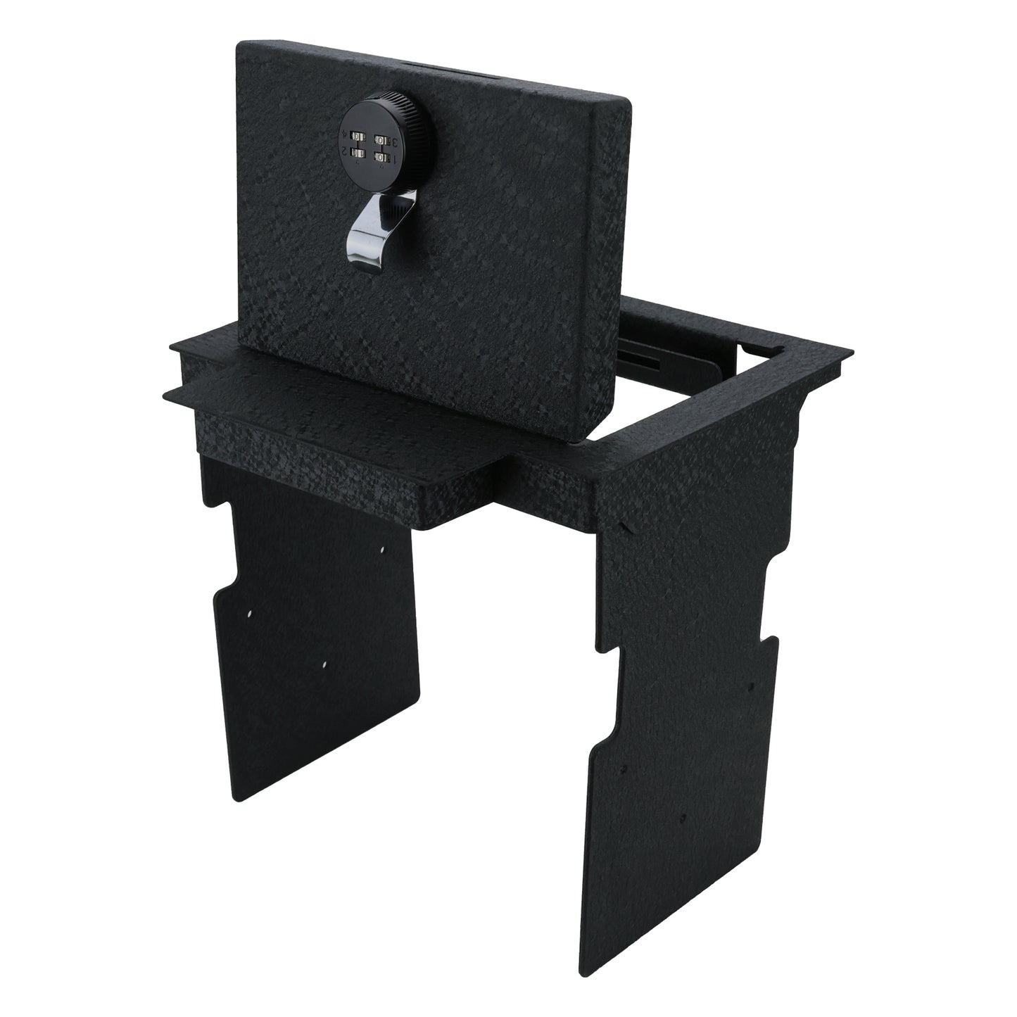 Front Center Console Safe Vault Box for Lincoln Navigator (4-Digit Combo Lock): 2018-2024