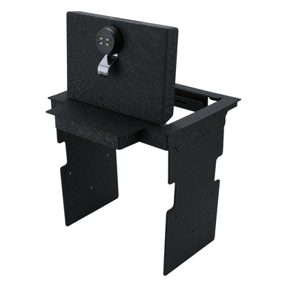 Front Center Console Safe Vault Box for Lincoln Navigator (4-Digit Combo Lock): 2018-2024