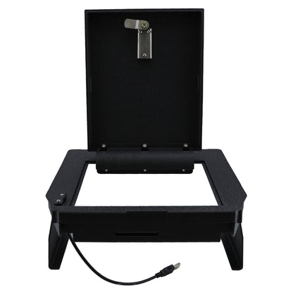Pro Console Safe Vault Box for Ford F150 Lightning (4-Digit Combo Lock with Key): 2021-2024