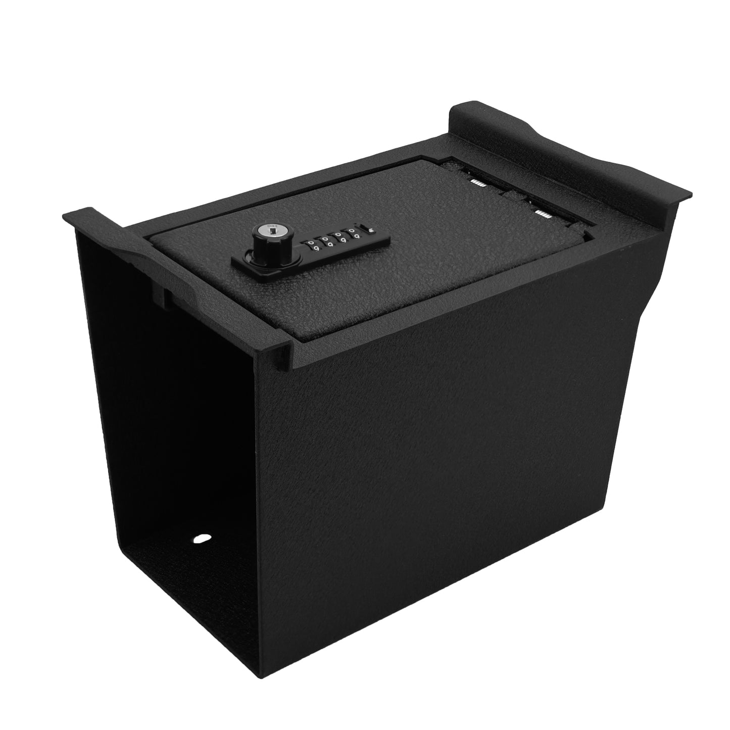Console Safe Vault Box for 2026 Toyota RAV4 (4-Digit Combo Lock with Key)