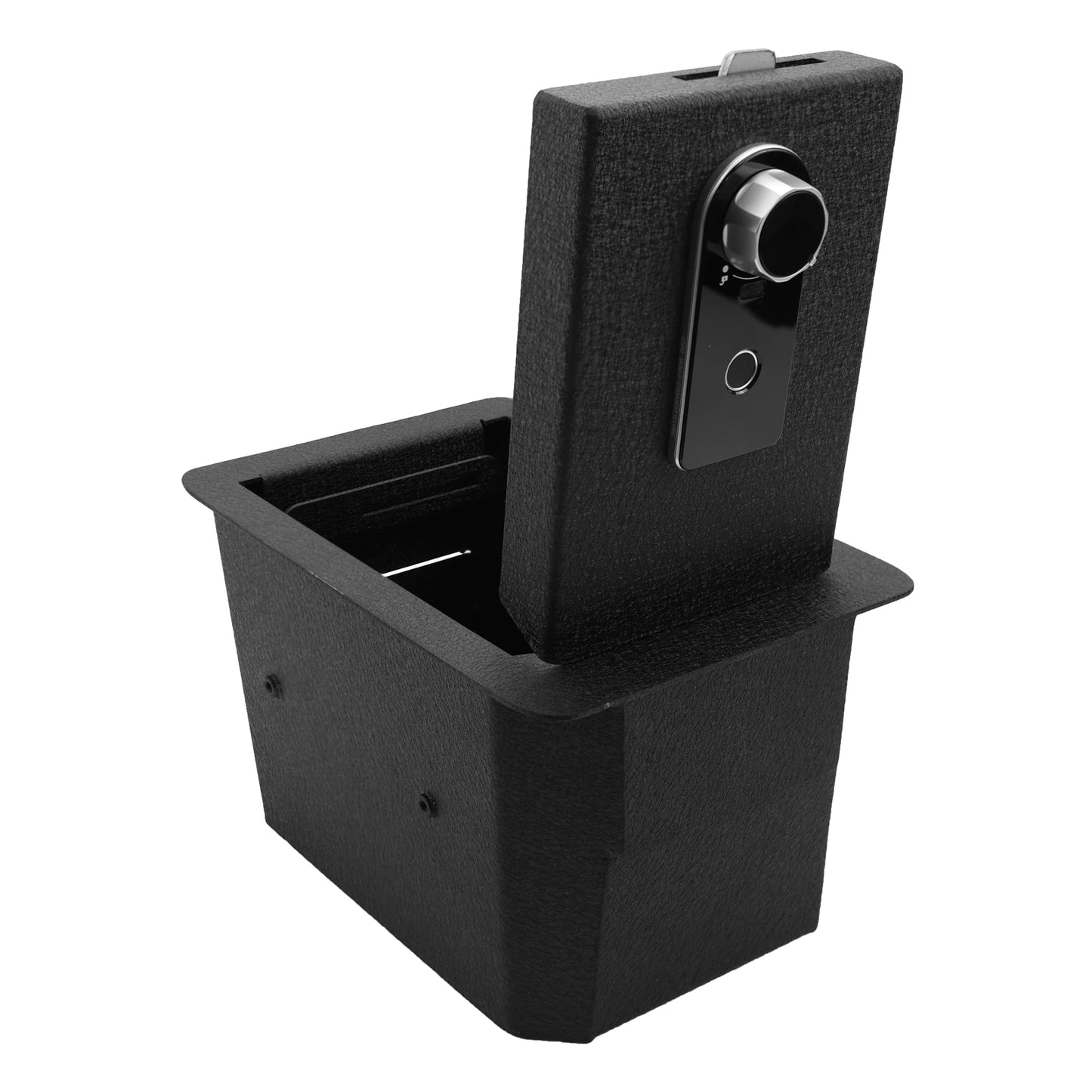 Console Safe Vault Box for Hyundai Santa Fe (Fingerprint Lock with Key): 2024-2026