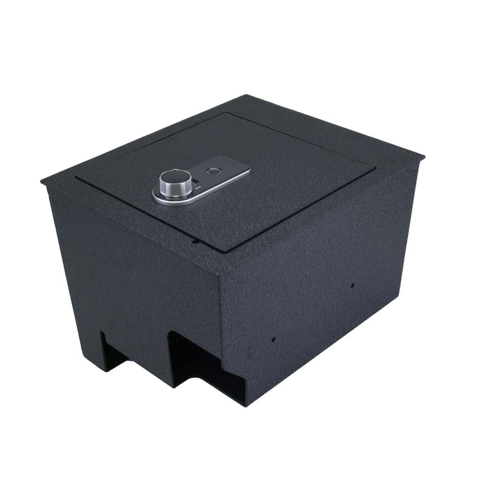 Pro Console Safe Vault Box for Nissan Titan (Fingerprint Lock with Key): 2016-2025