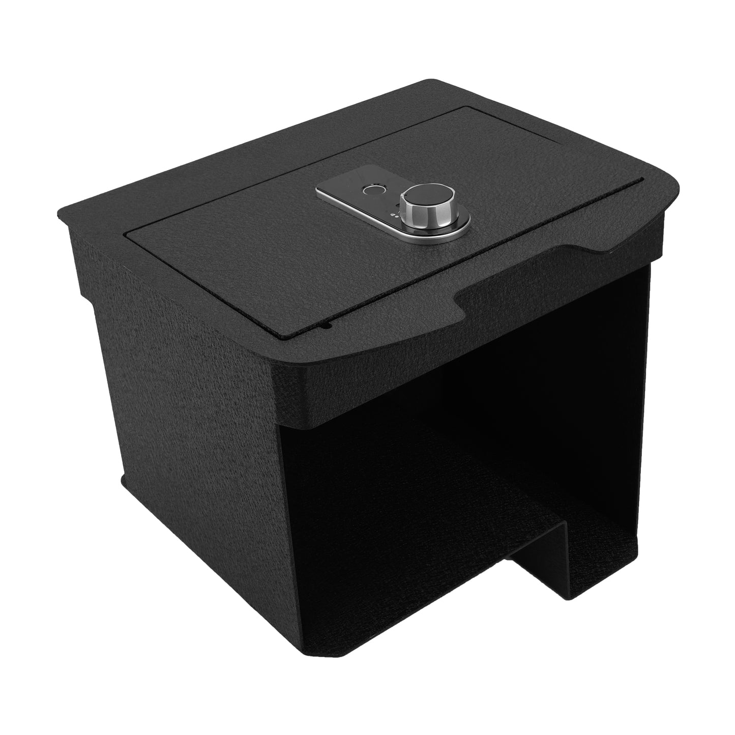 Pro Console Safe Vault Box for Chevrolet Silverado 1500 (Fingerprint Lock with Key): 2007-2013