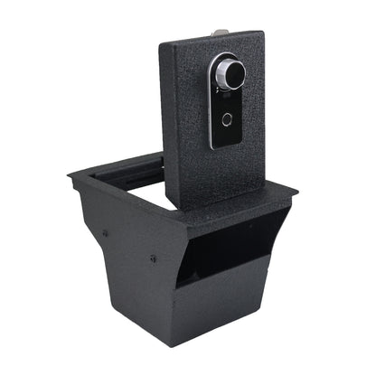 Console Safe Vault Box for Jeep Cherokee (Fingerprint Lock with Key): 2015-2024