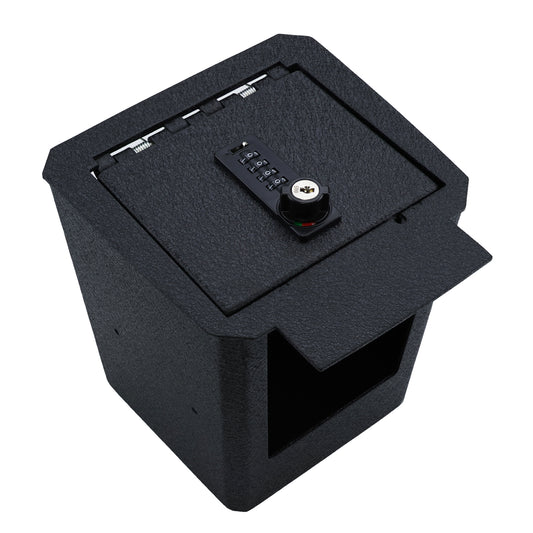 Console Safe Vault Box for Chevrolet Colorado (4-Digit Combo Lock with Key): 2023-2025