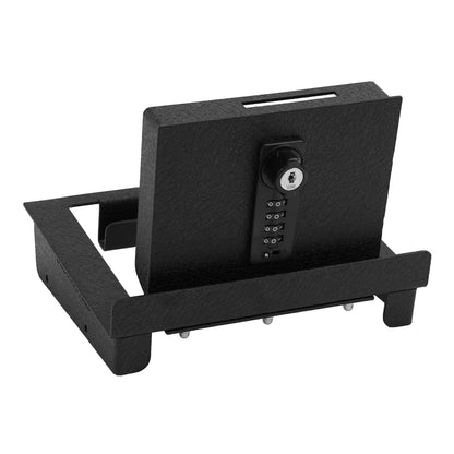 Console Safe Vault Box for Tesla Model Y Juniper (4-Digit Combo Lock with Key): 2025-2026
