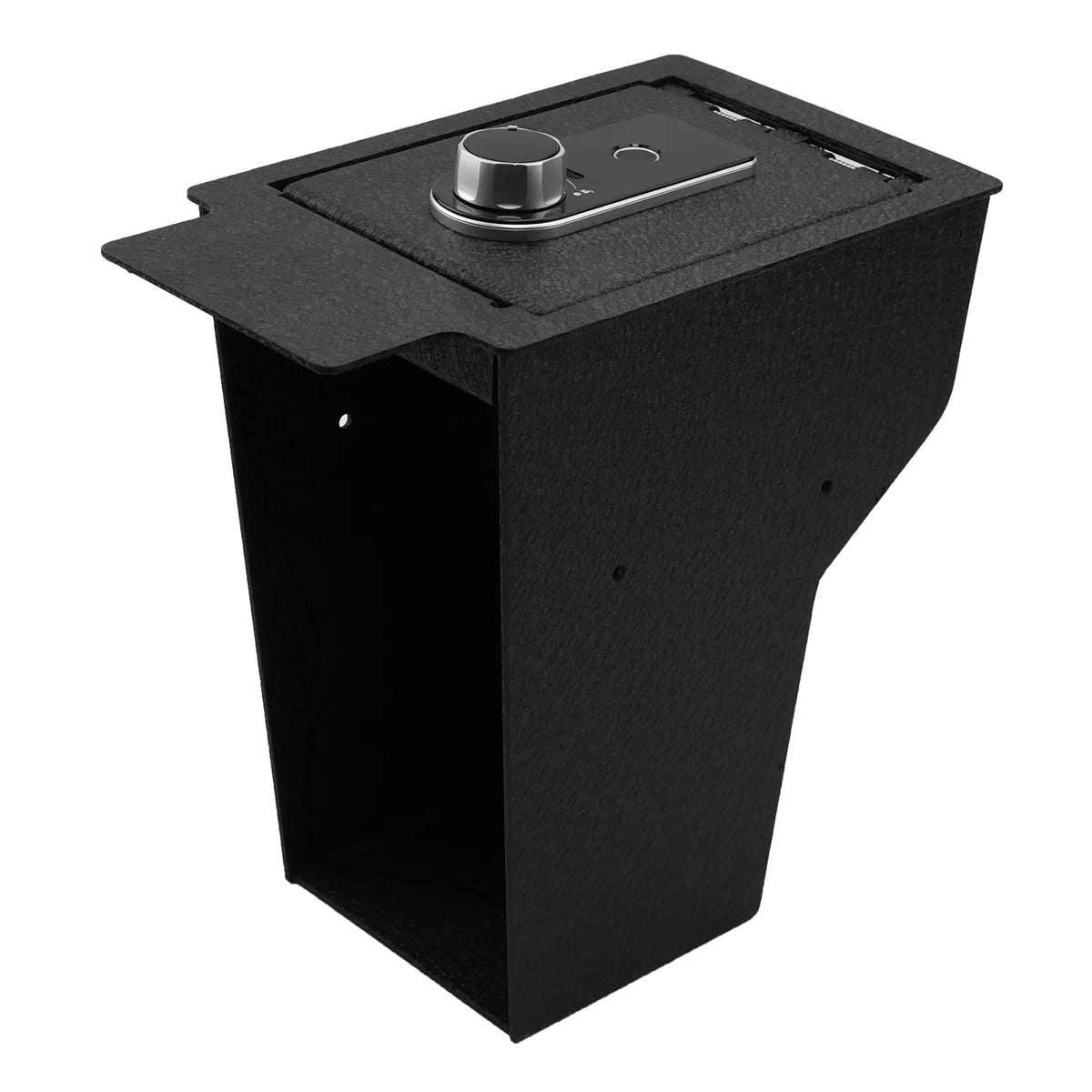 Console Safe Vault Box for 2026 Cadillac Vistiq (Fingerprint Lock with Key)