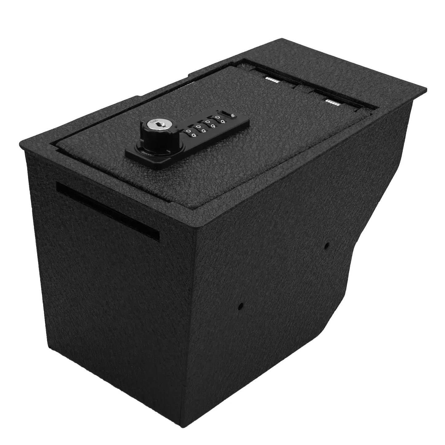 Console Safe Vault Box for 2020-2026 Cadillac XT5/XT6 (4-Digit Combo Lock with Key)