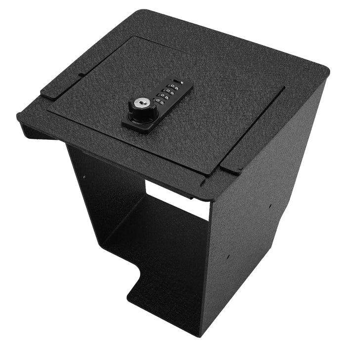 Pro Console Safe Vault Box for Nissan Frontier (4-Digit Combo Lock with Key): 2022-2026