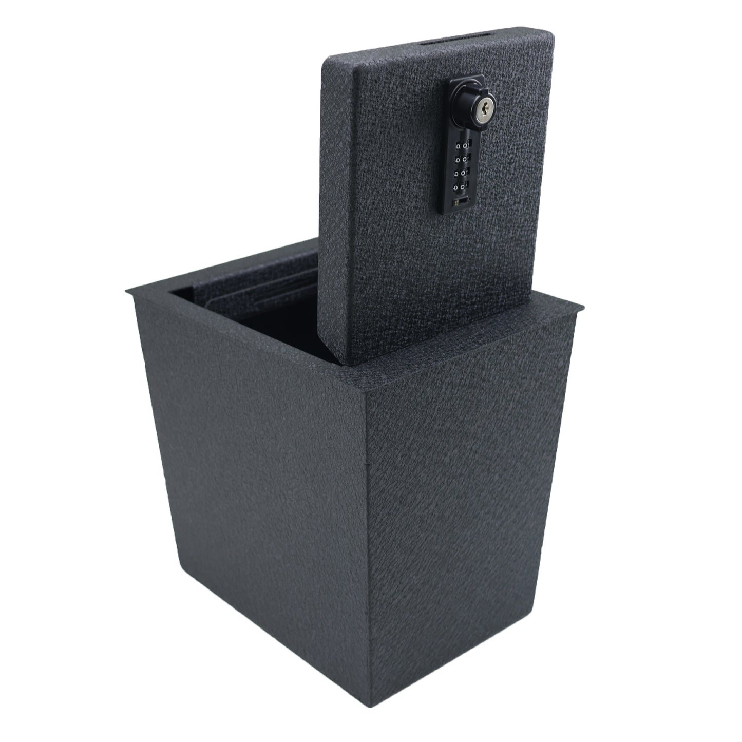 Console Safe Vault Box for Hyundai Palisade (4-Digit Combo Lock with Key): 2020-2025