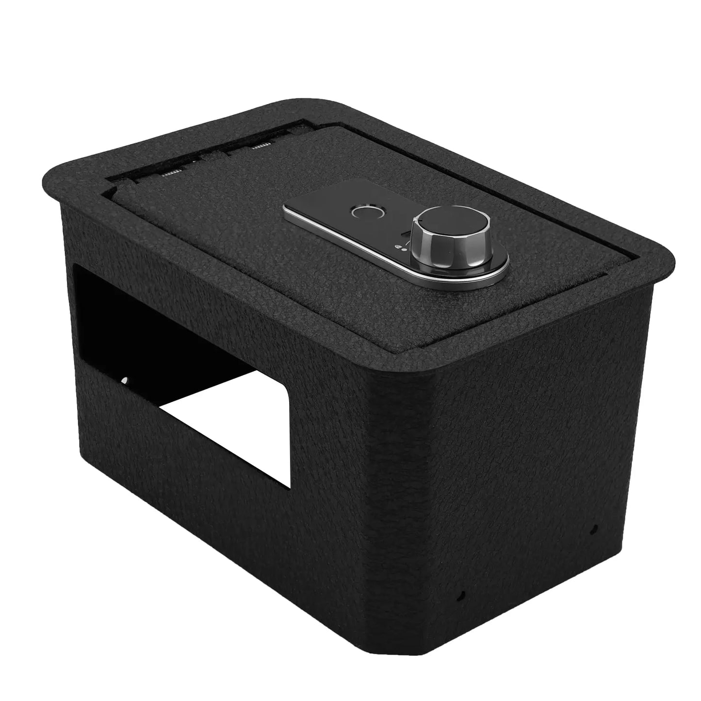 Console Safe Vault Box for 2025-2026 Infiniti QX80 (Fingerprint Lock with Key)