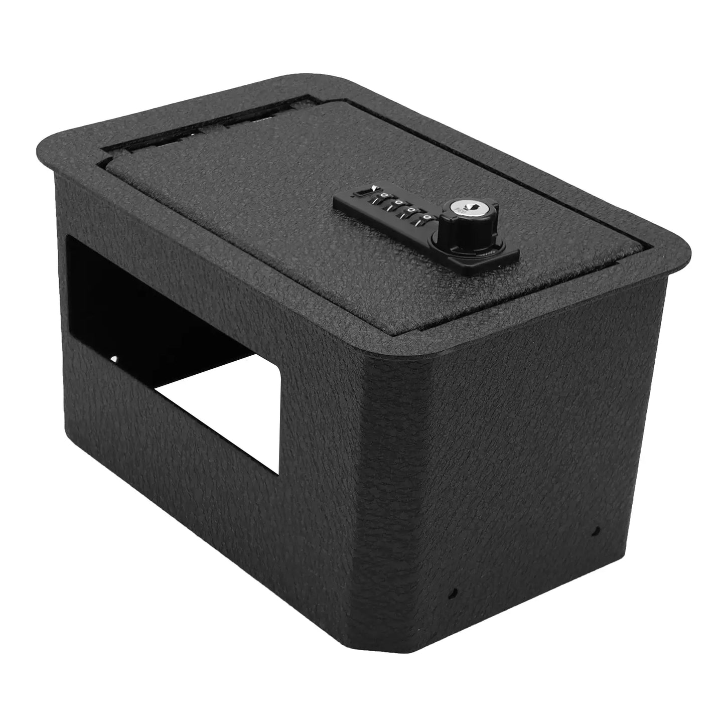 Console Safe Vault Box for 2025-2026 Infiniti QX80 (4-Digit Combo Lock with Key)