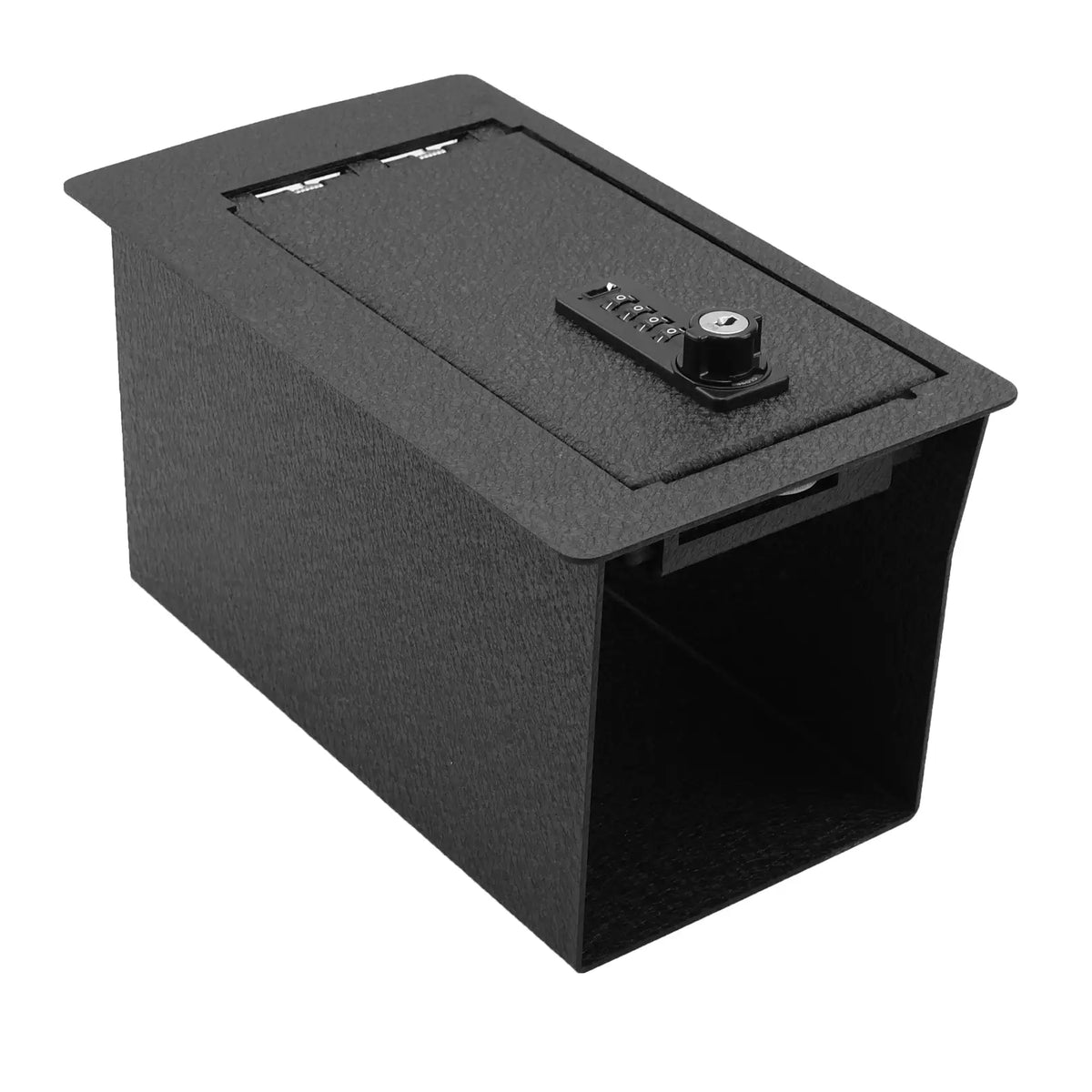 Console Safe Vault Box for 2023-2026 Toyota Crown (4-Digit Combo Lock with Key)