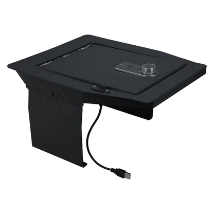 Console Safe Vault Box for Ford F150 (Fingerprint Lock with Key): 2015-2020