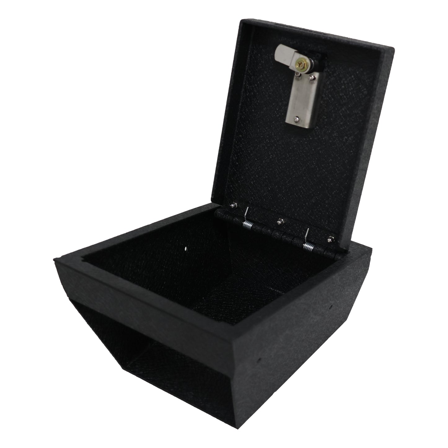 Console Safe Vault Box for Tesla Model X (4-Digit Combo Lock with Key): 2021-2025