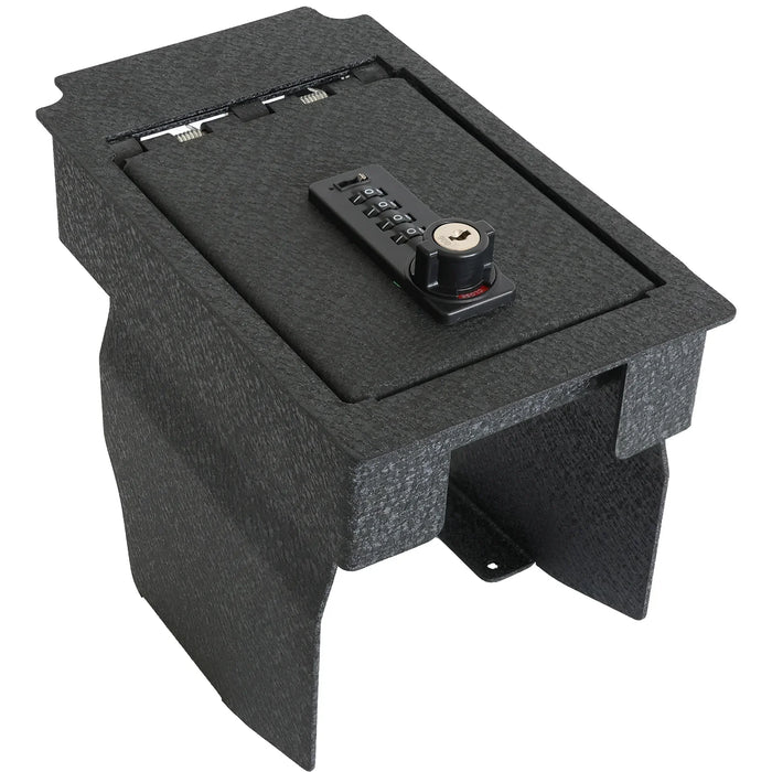 Console Safe Vault Box for Lincoln MKC (4-Digit Combo Lock with Key): 2015-2019