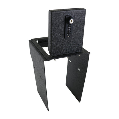 Console Safe Vault Box for Rivian R1S & R1T (4-Digit Combo Lock with Key): 2021-2025