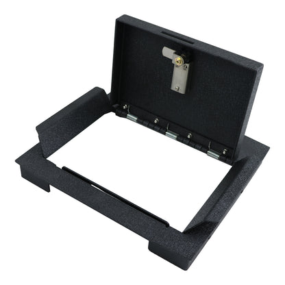 Console Safe Vault Box for Ford F250 Super Duty (4-Digit Combo Lock with Key): 2023-2025
