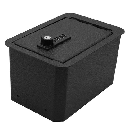 Console Safe Vault Box for 2025-2026 Infiniti QX80 (4-Digit Combo Lock with Key)