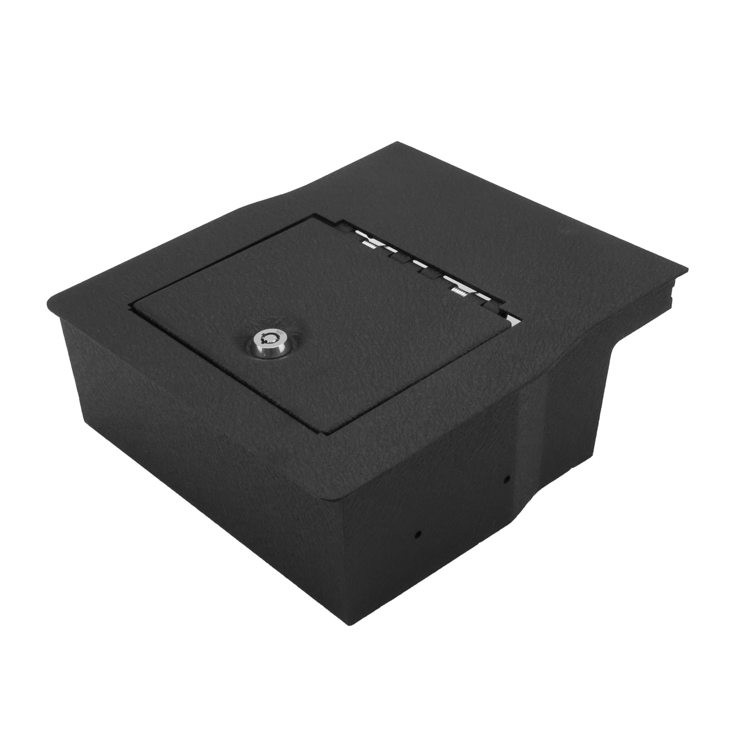 Console Safe Vault Box for 2015-2020 Ford F150 40/20/40 Bench Seat Fold Down Armrest (Triple Lock)