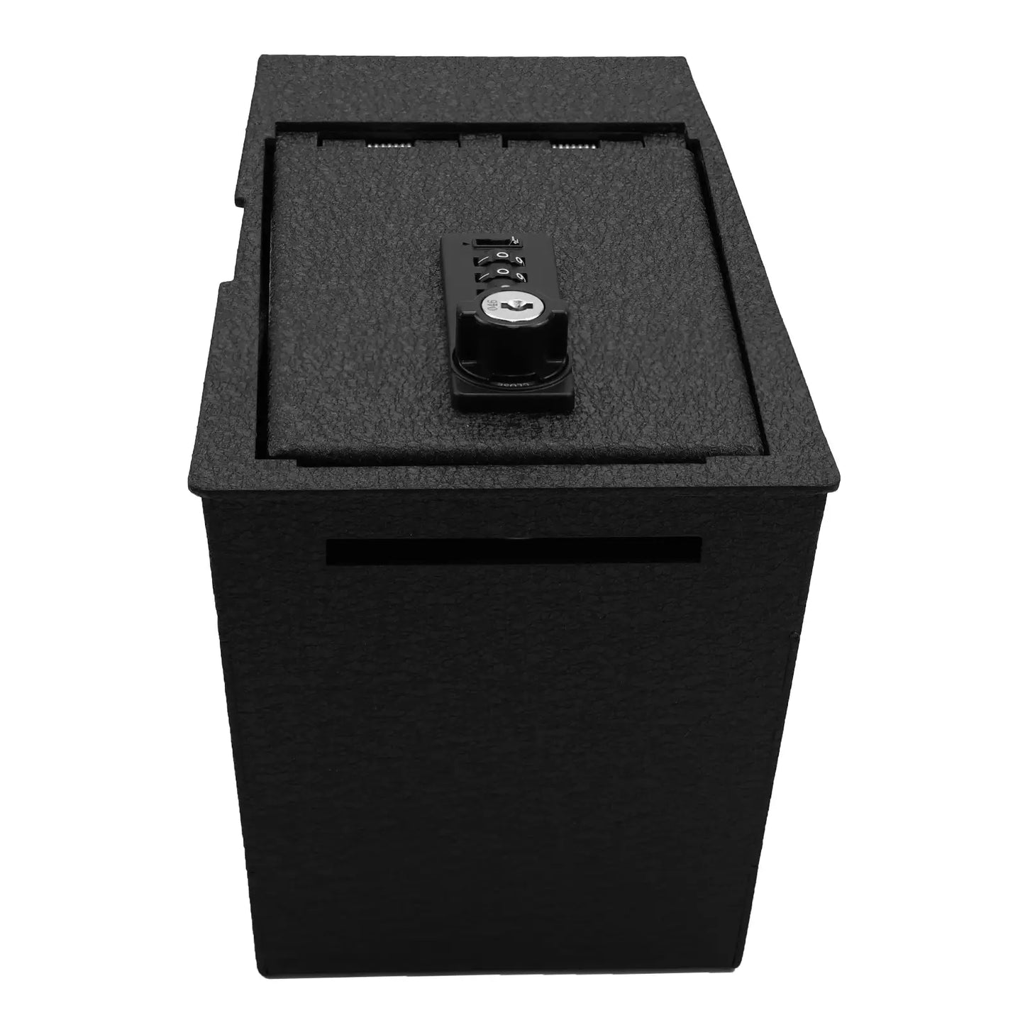 Console Safe Vault Box for 2020-2026 Cadillac XT5/XT6 (4-Digit Combo Lock with Key)